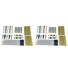 Kit de Canetas Slimline para Torneamento de Madeira, Conjunto com 10 Cores Variadas, com Mecanismo Giratório