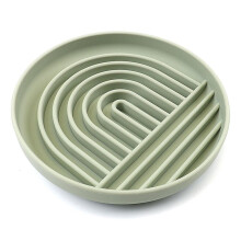 Dog Cat Pet Lick Bowl Slow Feeder Bowl for Wet or Dry Food Water Yogurt Peanut Butter Green