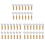 42Pcs Leather Positioning Needles, Leather Suture Positioning Needle Leather Locking Pins Leathercraft Located Needles 1