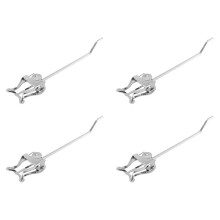 4X Saxophon-Notenblatt-Clip Tragbarer Musikblatt-Clip Metall-Klemmhalter NotenstäNder-ZubehöR