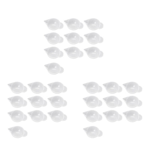 30 Pcs Silicone Mold Cup Dispenser,  Measuring Cup,Modulation Tools for DIY Epoxy Resin