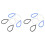 4 Pcs Clay Cutter Steel Wire Clay Cutters Wire Cutting Wheel Wire Tools Cutting Pottery Tools with Handle 1