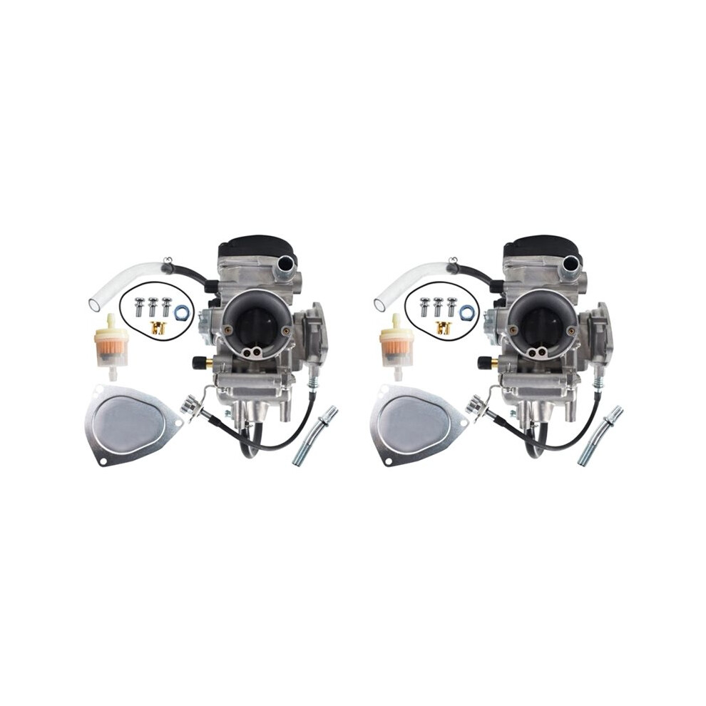 2X 33-Caliber Atv Carburetor For Grizzly 350 400 450 Yfm400 Kodiak 400Atv Pd33j Motorcycle Accessories 6134220674100