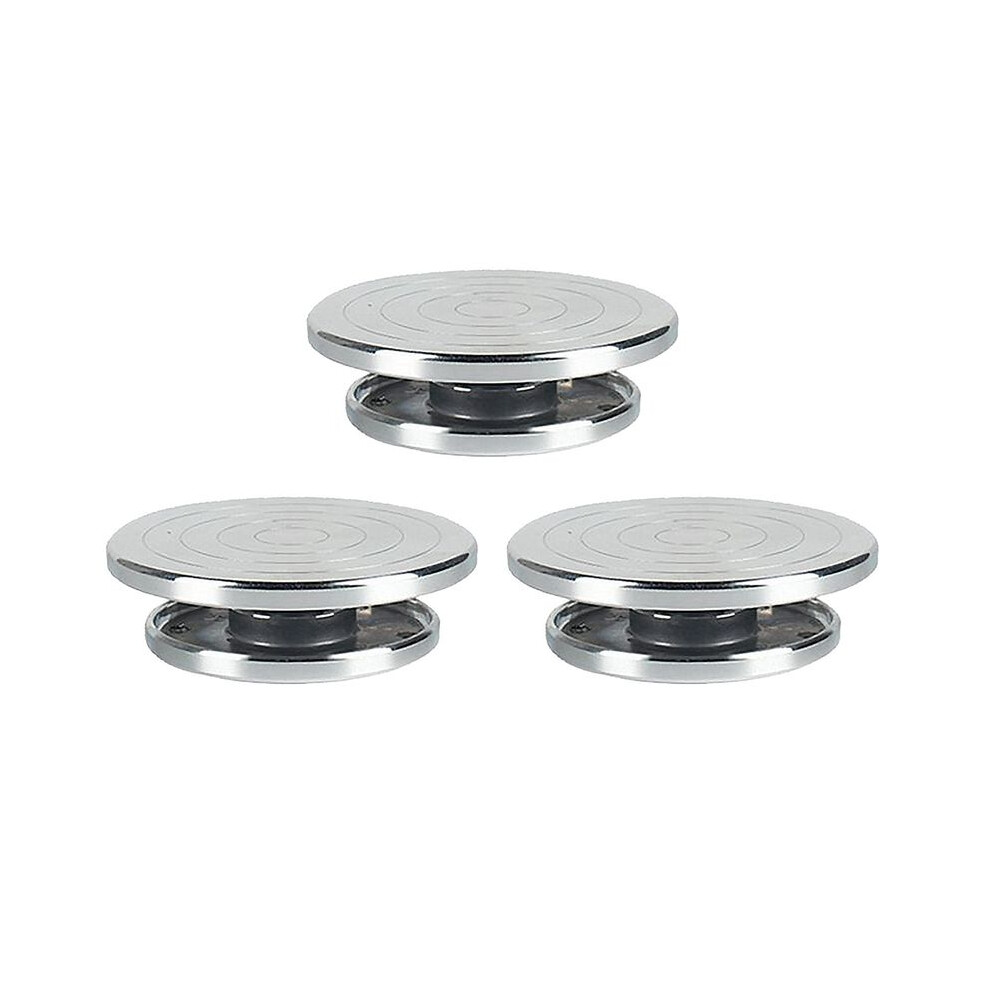 3X Heavy Duty Sculpting Wheel Turntable Pottery Stand Revolving Diy Tool Art Crafts Platform For Model Building - 15Cm 6033082108078