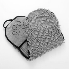 Snel Drogende Handdoek voor Honden en Katten - Super Absorberende Badhanddoek 62x23cm Geel
