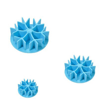 Slow Feeder für Haustiere, Futternapf für Langsames Fressen, Futternapf-Einsatz, Anti-Erstickungsschutz, Langsames Fressen, Design, Blau