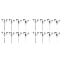 16 Pieces Bass Drum Claw Hook with Screws and Tension Rods for Bass Drum Repair Parts Accessories