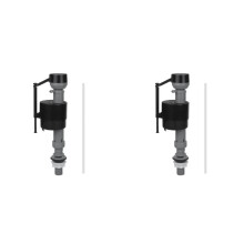 2X Old Flush Toilet Tank Fittings Inlet Valve Adjustable Needle Valve Toilet Water Valve Water Inlet G1/2inch