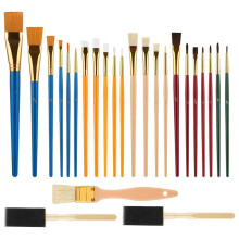 Paint Brush Set, Professional Paint Brush Set Artist Brushes Sponge Foam Paint Brushes for Adults Kids Artist Painting