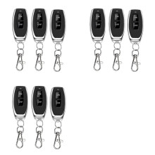 9x Télécommande Sans Fil RF 433 MHz pour Relais 220 V 30 A, Éclairage, Collecteur de Poussière, Pompe, Moteur, Ventilateur et Encore