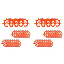 40PC Cow Nose Ring Farm Livestock Animal Weaner Red Plastic Weaning Tool for Calf Cattle Prevent Sucking