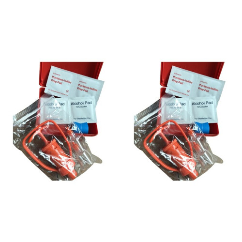 2X Snake Bite Kits, Bee Sting Kits, Venoms Extractor Suction Pumps, First Aids for Bites & Stings While Camping