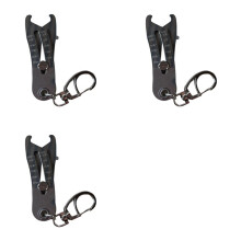 Bärbar Precise Thread Size Checker Nyckelring, Mutter & Bolt Gängstorlek Checker Bolt Size Finder Nyckelring 3st
