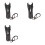 Portable Precise Thread Size Checker Keychain, Nut & Bolt Thread Size Checker Bolt Size Finder Keychain 3pcs 1