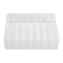 Eyeshadow Palette Organizer- 7 Sekcji Podzielona Makijaż Akrylowa Paleta Organizator Uchwyt do MakijażU KosmetykóW Vanity
