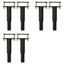 6 Pcs Bed Frame Legs,Adjustable Height Center Support Leg for Bed Frame, Bed Center Slat Heavy Support Leg(4.7-8.67Inch)