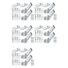 Bifold Door Hardware Kit, 10 Pack Repair Replacement Parts for Bi-Fold Door Sliding Door Closet Door