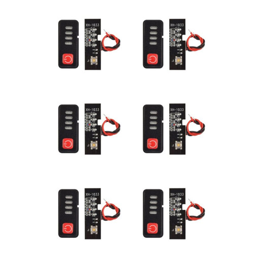 6X Electric Drill Battery Indicator LED Display for  18V /21V Lithium Batteries 18650 Capacity Visual Tool