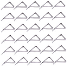 Paquete de 30 Pinzas para Mantel - Pinzas Duraderas para Mantel de Acero Inoxidable y Abrazaderas de Cubierta - Soporte de Clip de Tela de Mesa