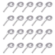 20X Stainless Steel Pill Case Holder Cylinder Cremation Urn Memorial Pendant Necklace Keepsake 49 X 9mm