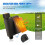 Tuya WiFi Solar Powered Water Timer Meter IP65 Waterproof DN20 Inlet with Soil Temperature Humidity Sensor Detector 9