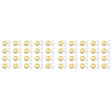 40Pack Fairy Lights Battery Operated 3.3Ft 20LED Lights Starry Lights for Mason Jars Christmas, Warm White