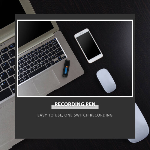 U-Disk Digital Audio Recorder USB 3.0 Flash Drives Maximum Support 32GB Memory Card Black