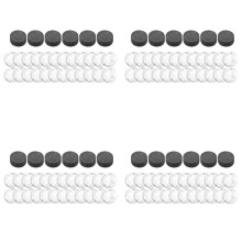 96 Sets Fridge Magnet Glass Ceramic Magnet with Adhesive Backing and Transparent Clear Glass Dome Cabochons