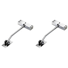 2X Silver Automatic Door Closer, Adjustable Spring Door Closer Doors Closers Screen Door Closer,Door Closers