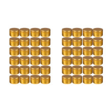 48 Pcs Candle Jar Decorative Labels Empty Storage Tins Candle Tin Can Candlestick Holders Round Tin Containers, B
