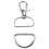 60Pcs Swivel Snap Hooks And D Rings For Lanyard And Sewing Projects (1 inch Inside Width) 1
