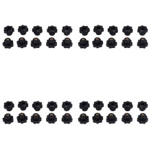 40 Teilige M6 Innen Sechskant Schrauben M6 X 32 mm Innengewinde Stern Kopf Klemm Knopf Griff Schwarz