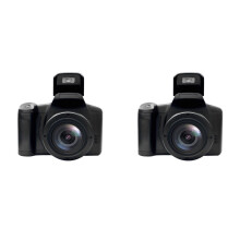 2pièces Caméra de Photographie Professionnelle SLR Caméscope Numérique Portable Portable 16X Zoom Numérique 16MP HD Sortie Selfie Caméra