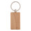 100 Blank Wooden Keychain Rectangular Engraving Key ID Can Be Engraved DIY 1