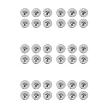 36pcs CY-16B 5/8 Fuss Lager Stahl Roller Flansch Conveyor Transfer Unit