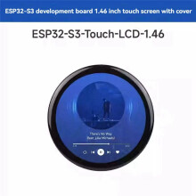 ESP32-S3 Round 1.46-Inch Colour Capacitive Touch Display Development Wireless WIFI   to 240MHzay with Cover