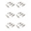 12V 20W 2 Pin G4 Base Halogen Light Bulb 24 Pieces Warm White 1
