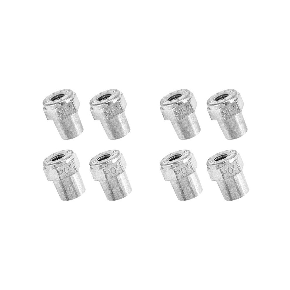 Car Positive Negative Battery Post Terminal, 4 Pair Zinc Alloy Battery Adapter, 3/8 Female Stud Adapter 6032793083490
