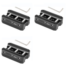 3X Picatinny Arca Swiss Plate Picatinny Konvertera Till ARCA Quick Release Plate Rail Jakt Stativ Dovetail Mount Adapter