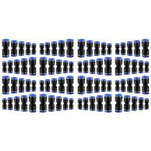 Snelkoppelingsset, Directe Opdrukkoppeling, Directe Aansluiting voor Pneumatische Luchtleiding (4 mm/6 mm/8 mm/10 mm/12 mm) 80 Stuks
