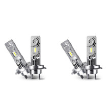 4 Pezzi 30000LM H7 LED Lampadine per Fari Ad Alta Potenza Lampadine per Fari Auto 6000K 12V Fendinebbia per Auto