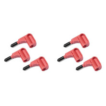 6X Connettore Magnetico Multimetro Connettore A Banana da 4 mm Accessorio Strumento di Misurazione Componente Magnete Sonda Terminale Rosso