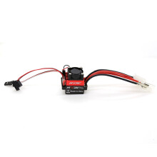 ContrôLeur de Vitesse ESC Brossé éTanche 1060 60A Frein Avant et Frein ArrièRe avec BEC 6 V/3A pour PièCes de Voiture 1/10 TéLéCommandéE