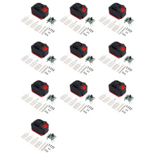 10X Battery Case+Lithium Battery Protective Board for 15-Cell Battery Tool Battery Case Circuit Board Kit