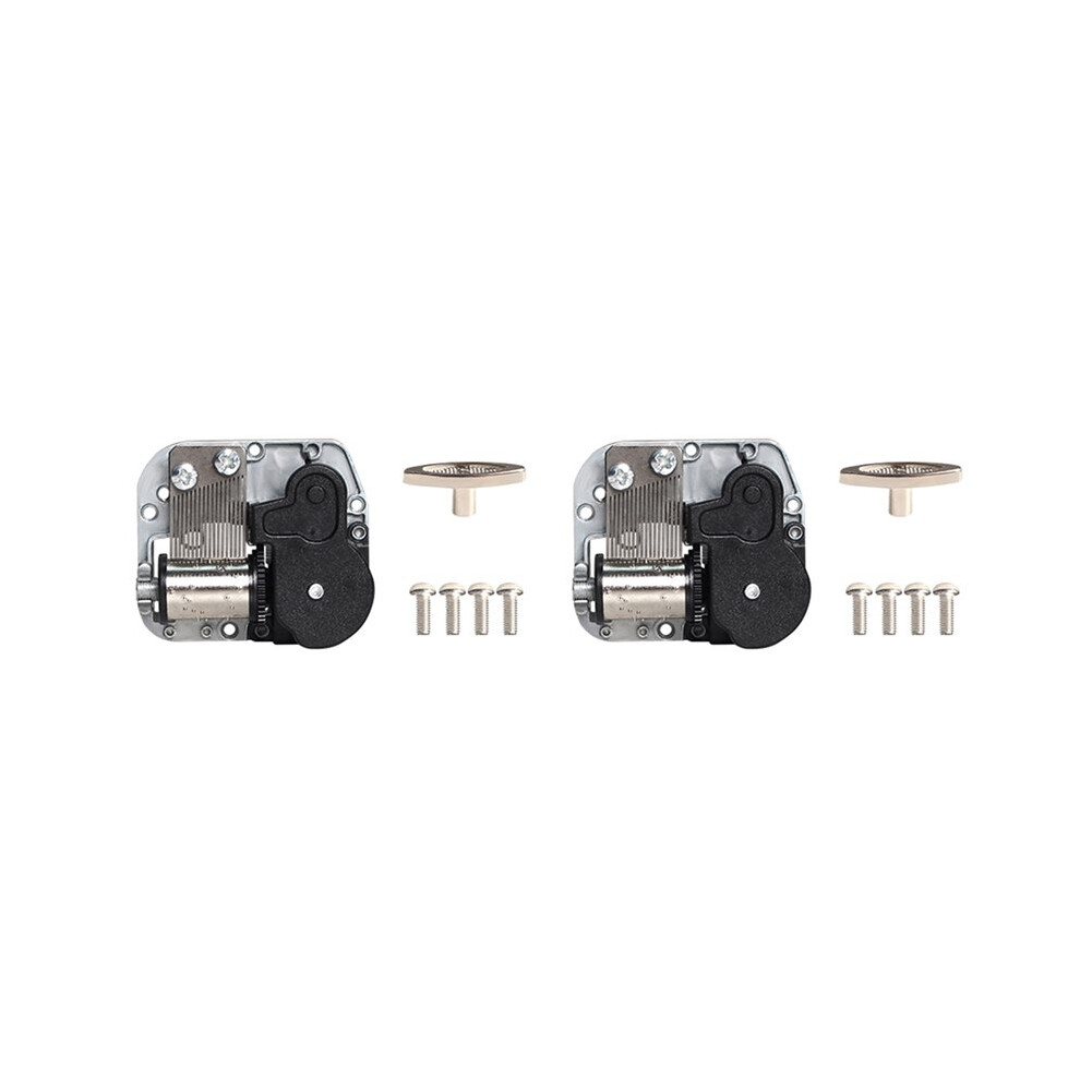 2X Music Box Movement Diy Clockwork Type Musical Box Accessories Piano Model Music Box Movement Accessories 6031717687080