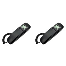 2X Wall Phone Wall Corded Telephone Home Phone Corded Wall Phones Landline Phones