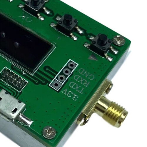 6G RF Digital Programmable Attenuator 30DB Step 0.25 RF Module LF-6GHz 30DB Step Size 0.25DB OLED Display SMA 0-31.75dB 2