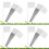 200Pack Marking Flags, White Yard Flags 15x4x5Inch,  Flags, Lawn Flags Markers, Irrigation Flags, Landscape Flags 1