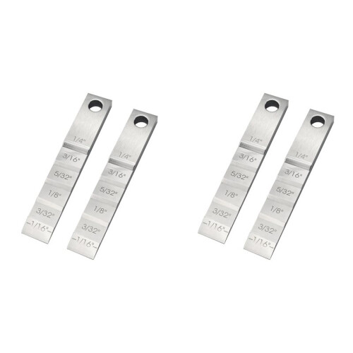 4x Pipefitter Tools,2130 Small Pipe Spacer Wedge Stepped Guage (3/4 X 4inch),Pipe Fitting Tool for Pipe Spacing Welding