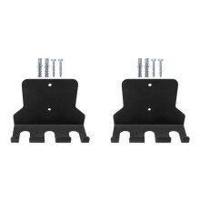 2X Barbell Wall Mount Wall Mount Rod Storage Rack Vertical Hanging Heavy Duty Barbell Storage Hang Pole Rack